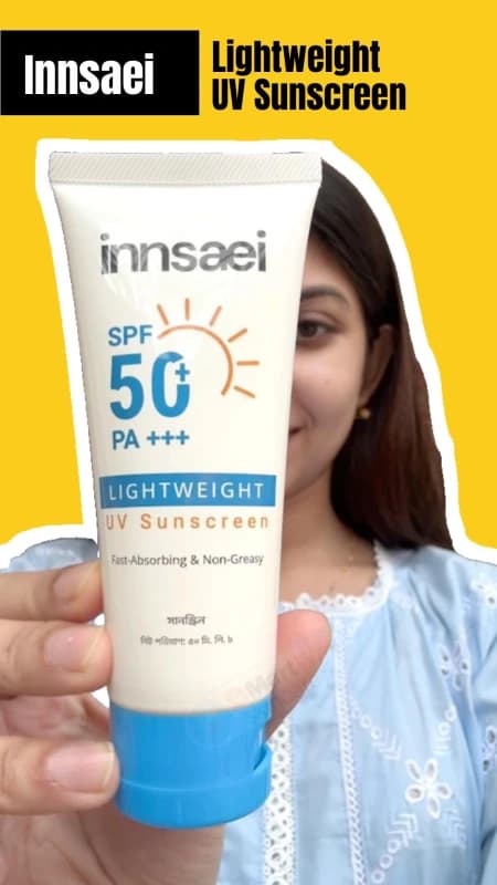 Innsaei Lightweight UV Sunscreen – Shield your skin while keeping it light and fresh